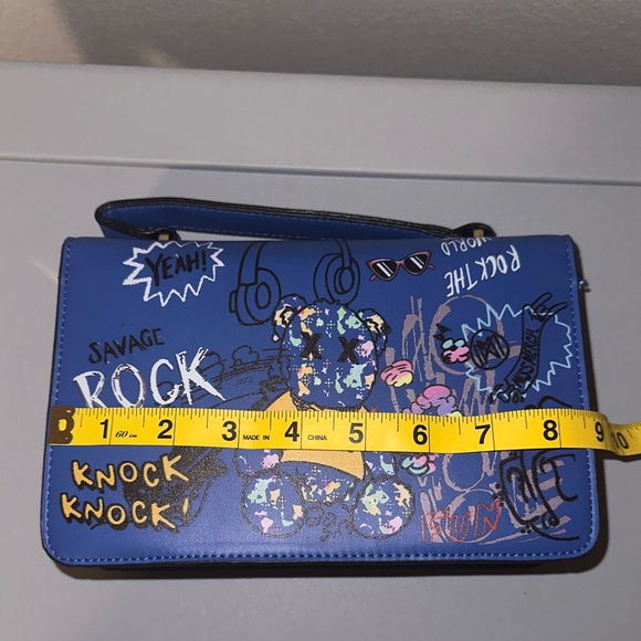Blue Graffiti Purse - Picture 6 of 7